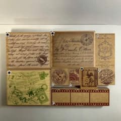 こどものかお　東京アンティーク　+α　スタンプ　９点のサムネイル