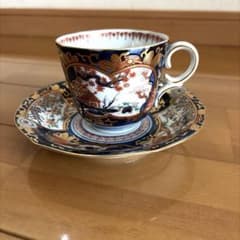 【美品】有田焼 其泉窯 琳派古伊万里様式 カップ＆ソーサー 賞美堂本店のサムネイル