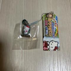 82 ハローキティ ストラップ 根付け ご当地 栃木 日光 華厳の滝