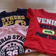 難ありTシャツ3枚セット90㎝のサムネイル