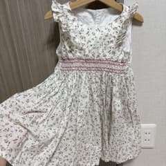 リバティ♡ワンピース　110 フローティングフローラのサムネイル