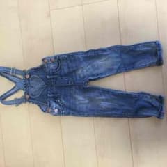 送料込★H&Mデニムオーバーオール【中古】のサムネイル