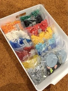 LaQ＊800g以上＊色分け済み＊まとめ売りのサムネイル