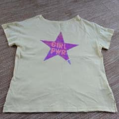 GIRL PWR スパンコール Tシャツ イエローのサムネイル