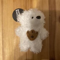 Animal Keychain アニマルキーチェーン 白くま ぬいぐるみのサムネイル