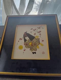 切り絵 額装品 光彩作 伝統工芸のサムネイル