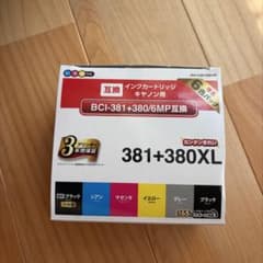 インクカートリッジ　キャノン用 381+380XL 6色パックのサムネイル