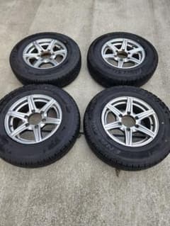 12/4まで！ハイエース　バン 15インチ タイヤアルミセット195/80R15のサムネイル
