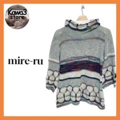 mire-ru タートルネック[F]レディース グレー系 ゆったりサイズ