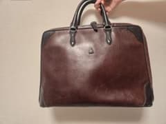 フジタカ ビジネスバッグ ブリーフケース 2way ブラウン レザー - メルカリ
