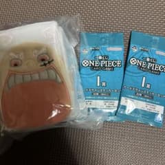 원피스 카드 게임 1번 복권 E상 봉제인형 멀티 카드 케이스 루피