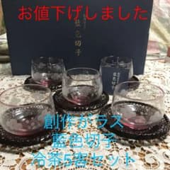 藍色切子冷茶セットのサムネイル