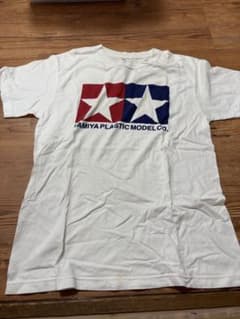 美品TAMIYA PLASTIC MODEL CO. タミヤロゴプリントTシャツのサムネイル