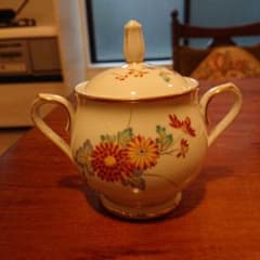 ノリタケMING2931ヴィンテージ シュガーポット菊柄金彩 - メルカリ