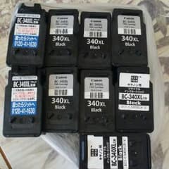 11個 使用済み キャノン インクBC-340XL カードリッジ ブラックのサムネイル