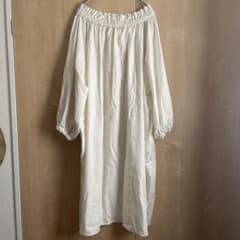 【MeisMe メイスム】Atsuko Fujita コットンギャザードレス Fのサムネイル