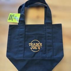 TRADER JOE'S ブラック　トートバッグのサムネイル