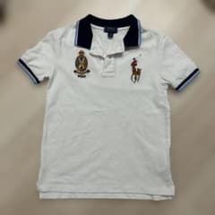 極希少 ポロラルフローレン 短丈 ビッグポ二ー ポロシャツ y2k swag 白 極希少 ポロラルフローレン 短丈 ビッグポ二ー ポロシャツ y2k swag 白
