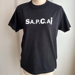 Sacai A.P.S コラボTシャツ ブラック - メルカリ