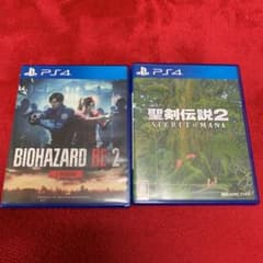 PS4  BIO HAZARD RE2と聖剣伝説2のサムネイル