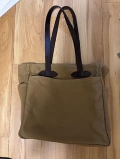 FILSON トートバッグ キャンバス レザー タン