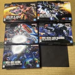 HG ガンダム ド－ベン・ウルフ R.ジャジャ ザクマリーナ ジムⅢ