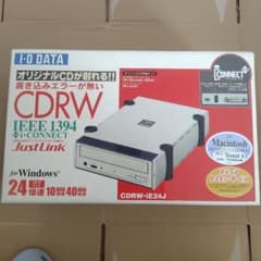 I-O DATA CDRW-iE24J 外付けCD-RWドライブ 本体のサムネイル