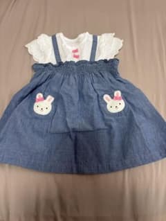 S*a様 ミキハウス ワンピース うさぎ 70-80のサムネイル
