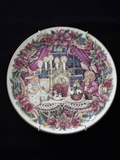 希少 ロイヤルドルトン 1995年クリスマスプレート Royal Doulton