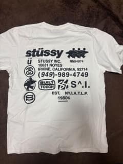 Stussy バックプリント Tシャツ ホワイトのサムネイル