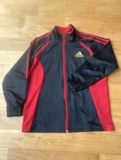 adidas ジャージ 黒/赤 150cmのサムネイル