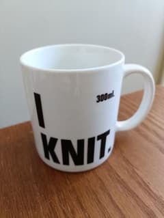 ミクニッツ　ほぼ日 MIKNITS マグカップ I KNIT YOU PURLのサムネイル