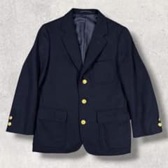 J.PRESS ジェイプレス 紺ブレ 金ボタン 段返り ウール ネイビー 11