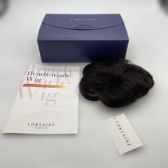 フォンテーヌ・トップピース・美品 フォンテーヌ トップピース BP701 F4 部分ウィッグ（人毛