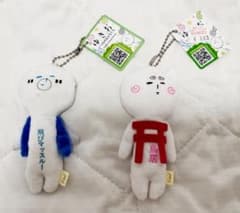！汚れあり！ご当地キャラクターゆきお　2種類マスコットキーホルダーセットのサムネイル