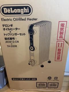 DeLonghi オイルヒーター JR0812-OR トップハンガーセット - メルカリ
