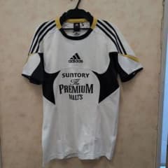 adidas ラグビーシャツ SUNTORY 専用 adidas ラガーシャツ SUNTORY 紺/黄色 アディダス オールブラックス