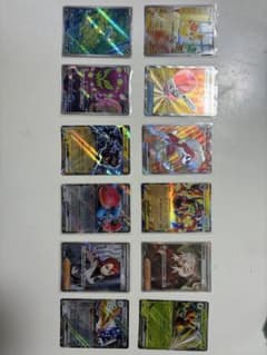 Pokémon card bundle: SR, AR, and RR (with 9 sleeves)