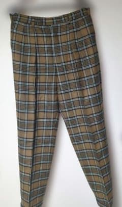 Bob's Tailor チェック柄 スラックス ブラウン Mのサムネイル