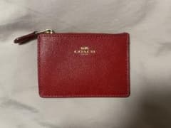 【COACHコーチ】コイン、パスケース　赤のサムネイル