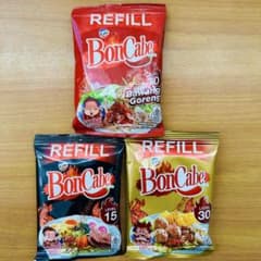 BonCabe Refill 3種類セット ★インドネシア唐辛子ふりかけのサムネイル