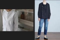 【良品】ARTS＆SCIENCE ノーカラーフェイクシャツ 24SS 完売品 アーツアンドサイエンス ノーカラーフェイクシャツ
