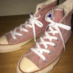 CONVERSE ハイカットコーデュロイ／サーモンピンクのサムネイル
