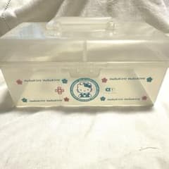 1996年 平成 レトロ レア Hello Kitty 仕切り付きボックス 透明 - メルカリ