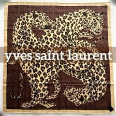 Yves Saint Laurent 大判ハンカチーフレオパード柄のサムネイル