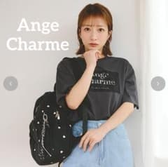 しまむら 辻希美 Ange Charme チャーム付きリュック ブラック - メルカリ