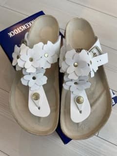 BIRKENSTOCK GIZEH Flower ホワイト　38のサムネイル