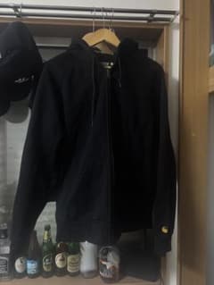 Carhartt WIP ジップアップパーカー ブラック　IO着用のサムネイル