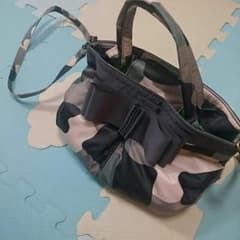 新品 HARVEST HILLS カモフラ ミニリボンバッグのサムネイル