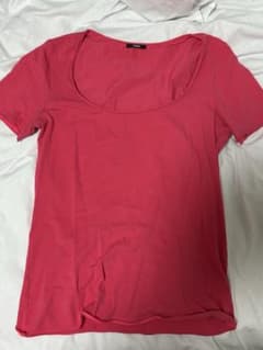 T-SHIRT ピンク 半袖 ラウンドネックのサムネイル